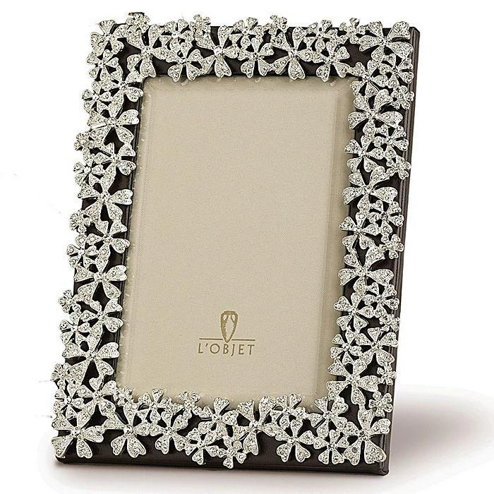 商品L'Objet|"Platinum Garland" Frame, 5" x 7",价格¥3359,第1张图片详细描述