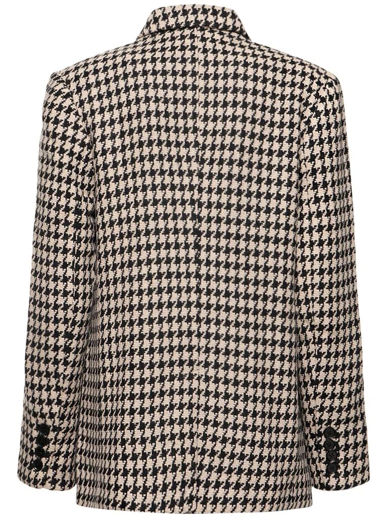 商品ANINE BING|Kaia Wool Blend Houndstooth Blazer,价格¥3365,第4张图片详细描述