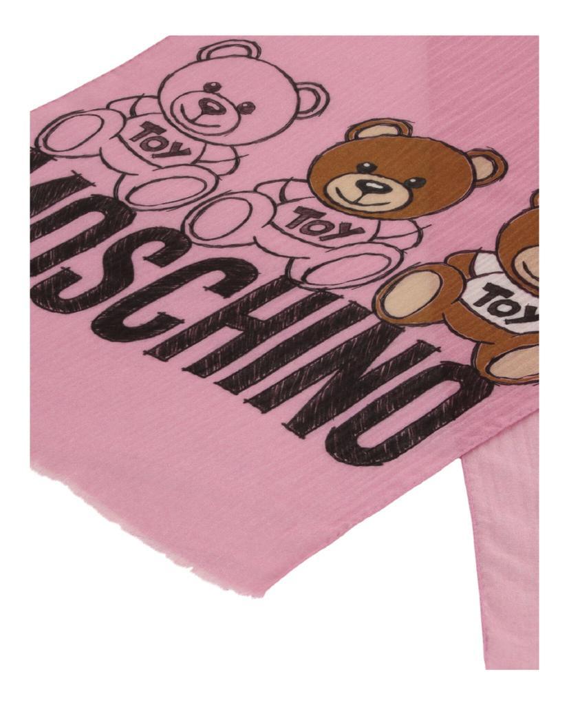 商品Moschino|Teddy Bear Logo Scarf,价格¥581,第5张图片详细描述