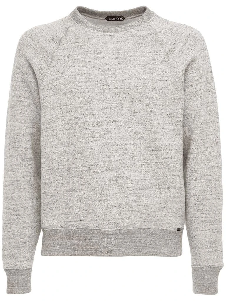 商品Tom Ford|Cotton Crewneck Sweatshirt,价格¥7576,第1张图片