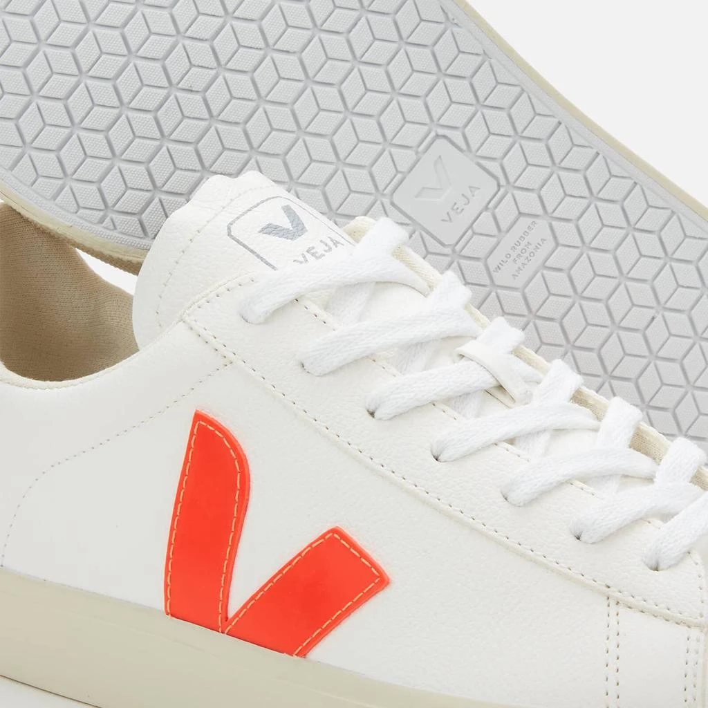 商品Veja|VEJA MEN'S CAMPO CHROME FREE TRAINERS - EXTRA WHITE/ORANGE/COBALT,价格¥718,第4张图片详细描述