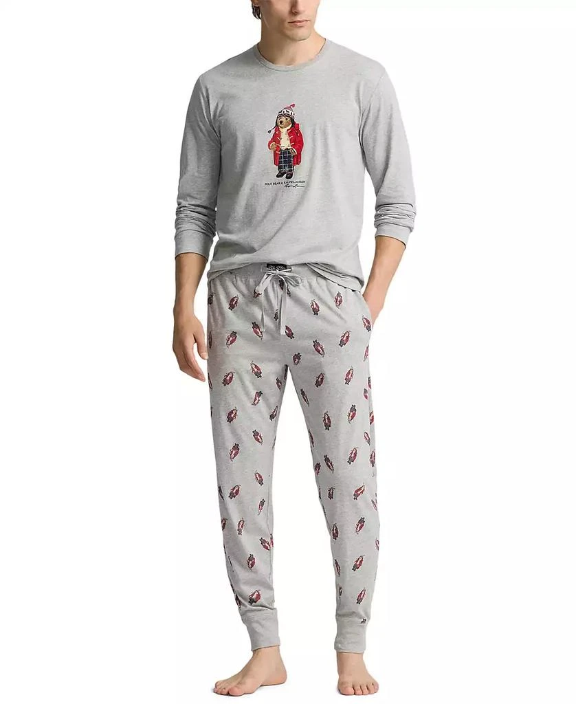 商品Ralph Lauren|Men's 2-Pc. Polo Bear Pajama Set,价格¥779,第1张图片