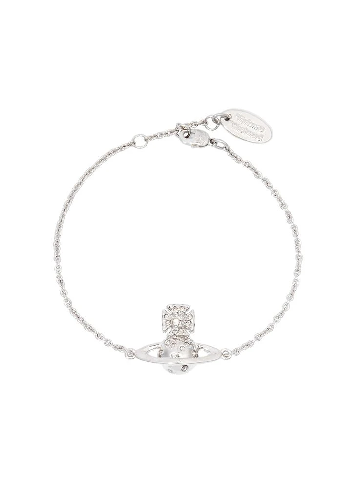 商品Vivienne Westwood|Porfiro Bas Relief orb silver-tone bracelet,价格¥725,第1张图片