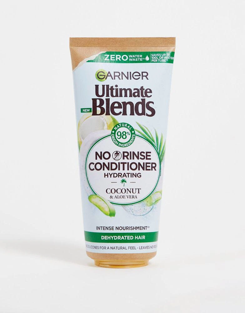 商品Garnier|Garnier Ultimate Blends Coconut & Aloe Hydrating Leave-in Conditioner for Normal Hair 200ml,价格¥69,第1张图片