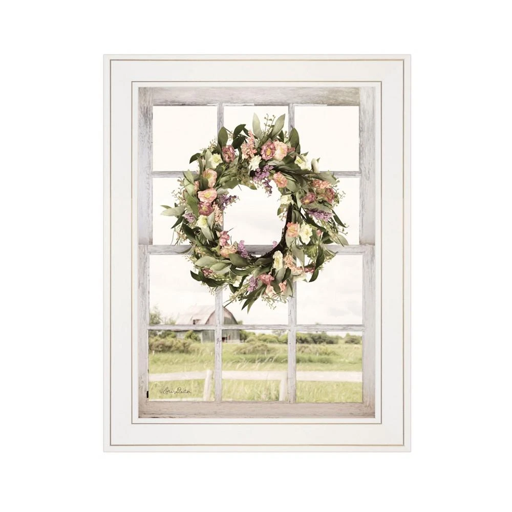 商品Trendy Décor 4U|Summer View by Lori Deiter, Ready to hang Framed Print, White Window-Style Frame, 15" x 19",价格¥625,第1张图片