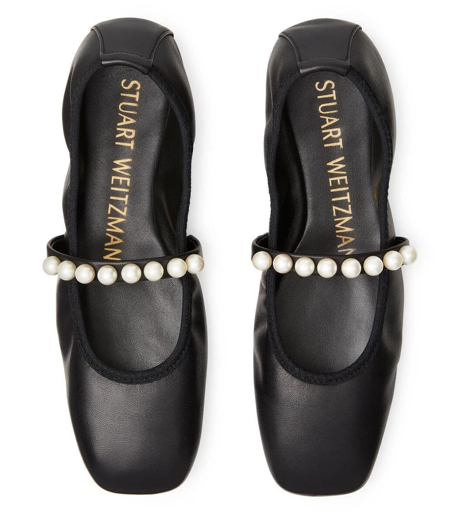 商品Stuart Weitzman|Stuart Weitzman Goldie Embellished Ballet Flats,价格¥1930,第4张图片详细描述