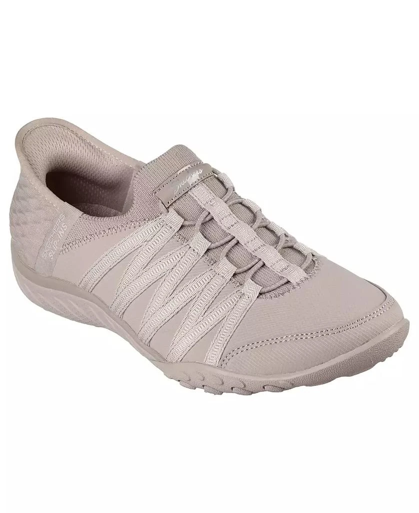 商品SKECHERS|Women's Slip-Ins-Relaxed Fit- Breathe-Easy - Roll with Me Slip-On Casual Sneakers from Finish Line,价格¥341,第1张图片