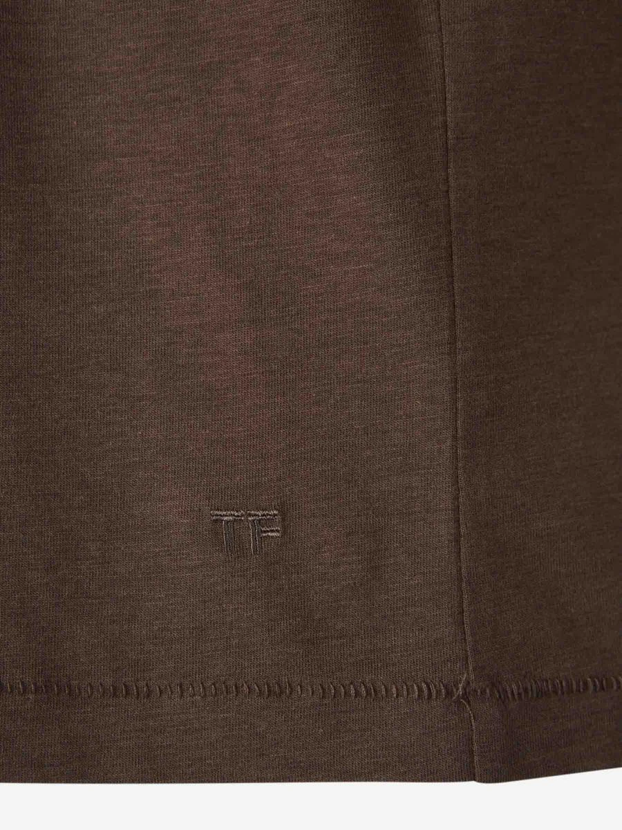 商品【商品预售7天】 Tom Ford|Tom Ford 男士衬衫 JCS004JMT002S23JMT02S23FG8019OLIVEGREEN 棕色,价格¥2483,第5张图片详细描述