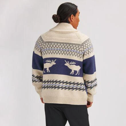 商品Backcountry|Merino Wool/Organic Cotton Textured Cardigan Sweater - Men's,价格¥995,第2张图片详细描述