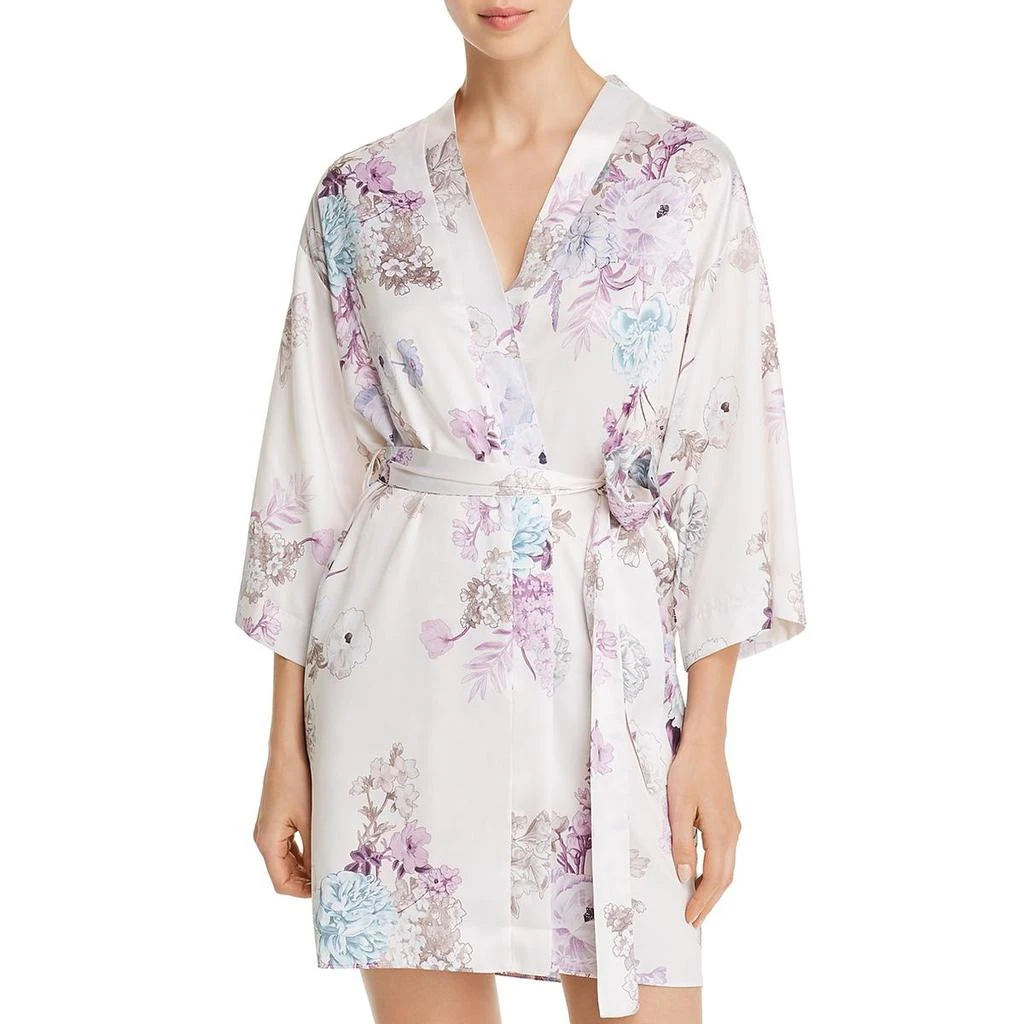 商品Flora Nikrooz|Flora Nikrooz Womens Arisa Sexy Sleepwear Kimono Robe,价格¥132,第1张图片