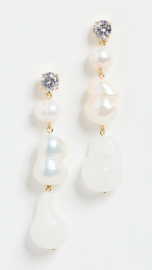 商品Completedworks|Resin and Pearl Earrings,价格¥1372,第1张图片