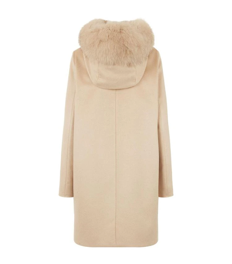 商品Max Mara|狐狸毛领羊绒大衣,价格¥9567,第2张图片详细描述
