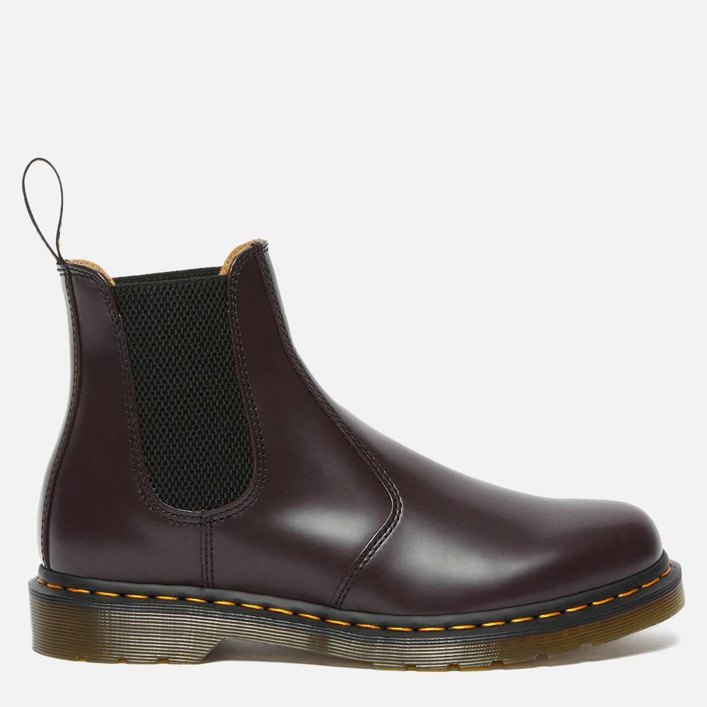 商品Dr. Martens|Dr. Martens Men's 2976 Smooth Leather Chelsea Boots - Burgundy,价格¥1416,第1张图片
