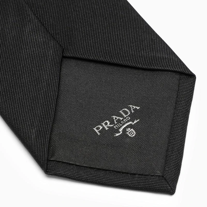 商品Prada|Classic black silk tie,价格¥1604,第3张图片详细描述