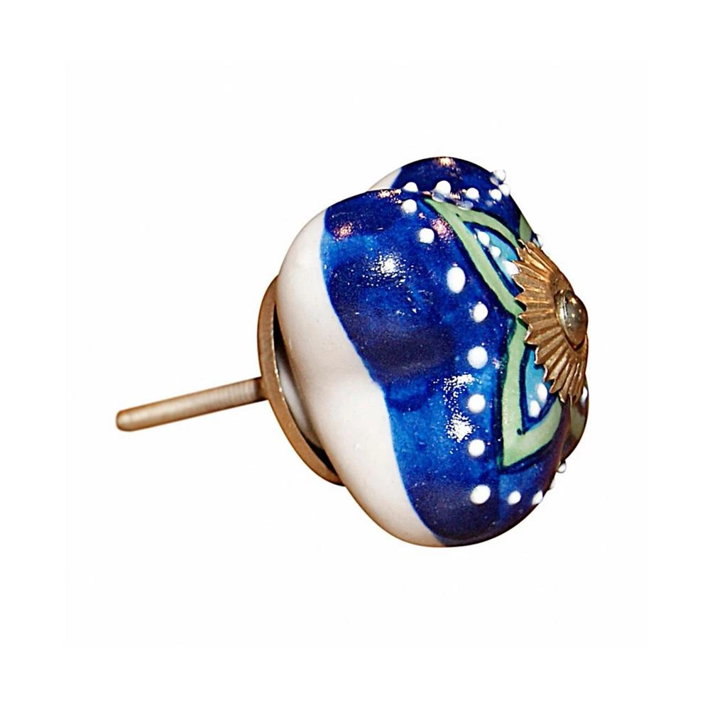商品KNOB-IT|Handpainted Ceramic Knob Set of 8,价格¥314,第3张图片详细描述
