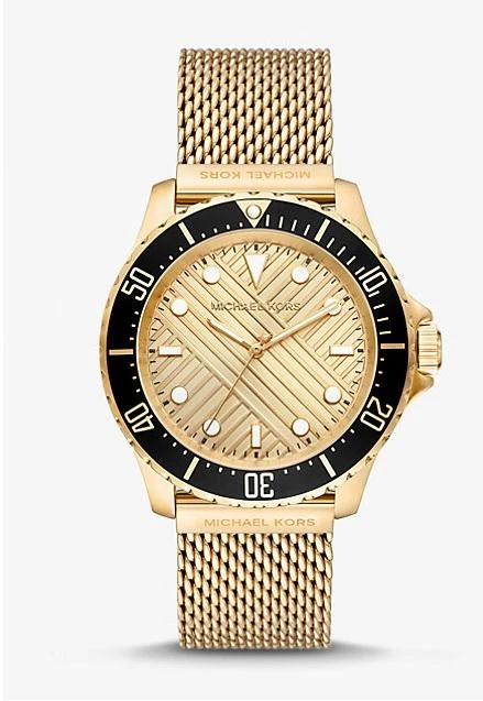商品Michael Kors|Oversized Slim Everest Gold Dial Watch MK9083,价格¥1101,第1张图片