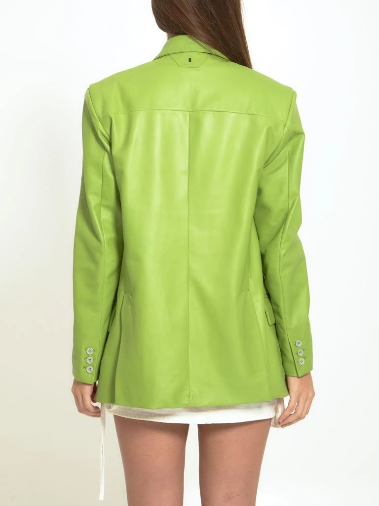 商品Salvatore Santoro|Lime leather jacket,价格¥4269,第3张图片详细描述