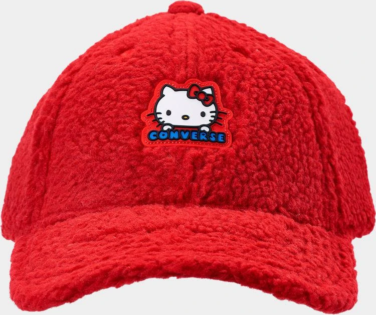 商品Converse|Converse x Hello Kitty Sherpa Baseball Hat,价格¥112,第2张图片详细描述