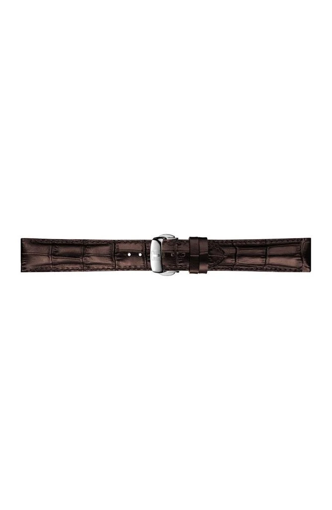 商品Tissot|Men's Ballade Powermatic 80 COSC Croc Embossed Leather Strap Watch, 39mm,价格¥4551,第4张图片详细描述