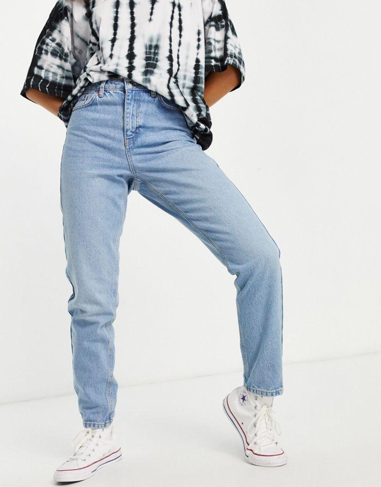 Topshop mom jeans in bleach商品第1张图片规格展示