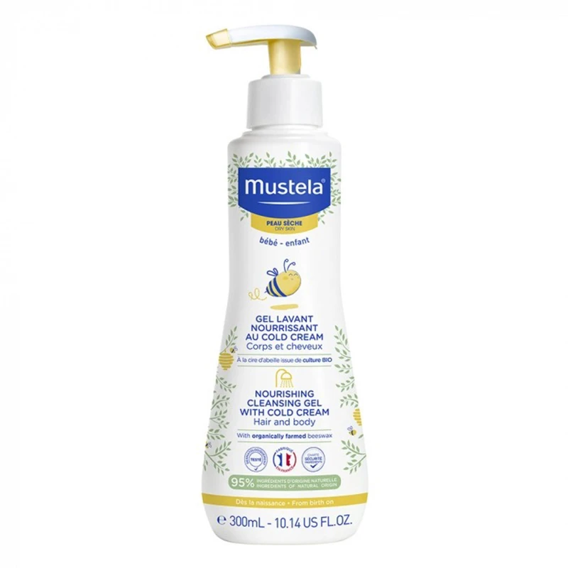 商品Mustela|Mustela妙思乐宝宝滋养洗发沐浴露300ml,价格¥160,第1张图片