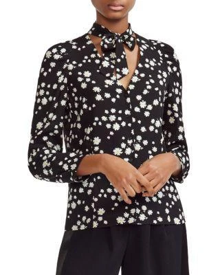 商品Maje|Cosini Daisy Print 长袖衬衫,价格¥983,第1张图片