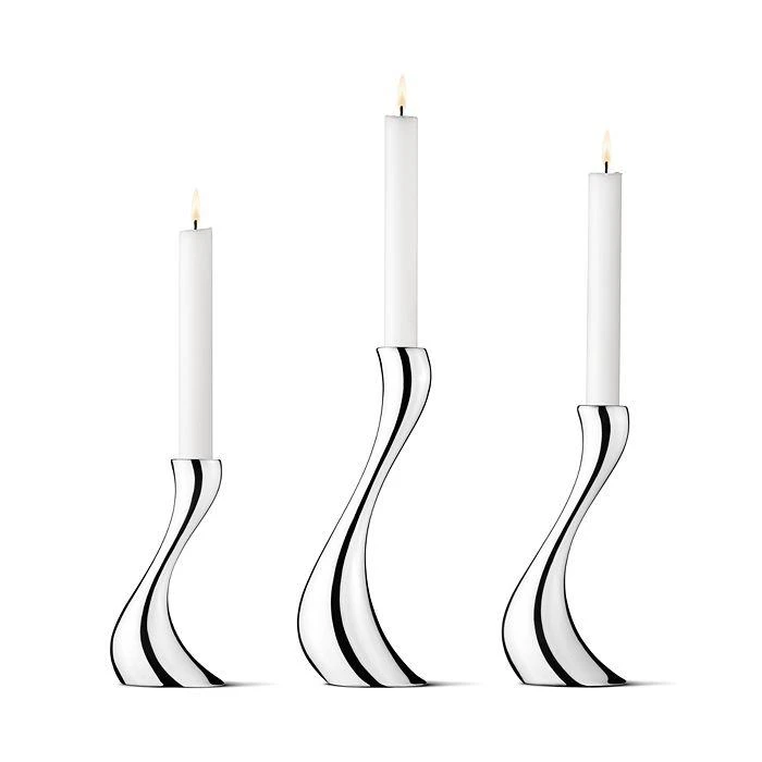 商品Georg Jensen|Cobra Candleholder, Set of 3,价格¥1875,第1张图片详细描述