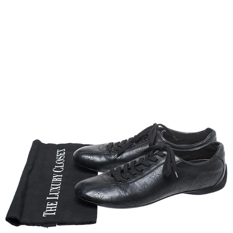 Louis Vuitton Black Mahina Leather Low Top Sneakers Size 39.5 商品