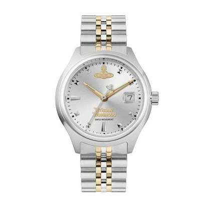 商品Vivienne Westwood|Vivienne Westwood Little Camberwell Stainless Steel Quartz Ladies Watch  VV311SLSG,价格¥2512,第1张图片