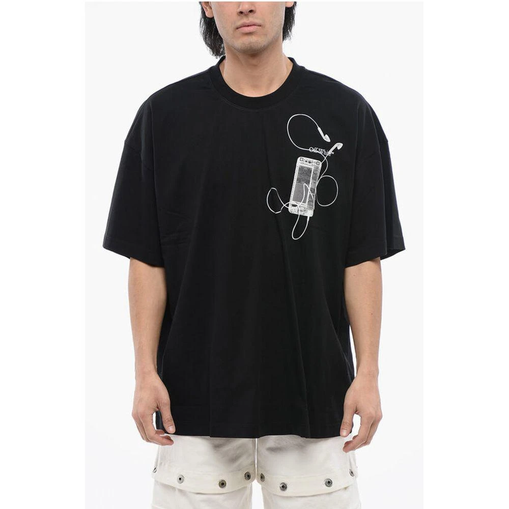 商品Off-White|Off-White Oversize-fit SCAN Printed T-shirt,价格¥3716,第1张图片