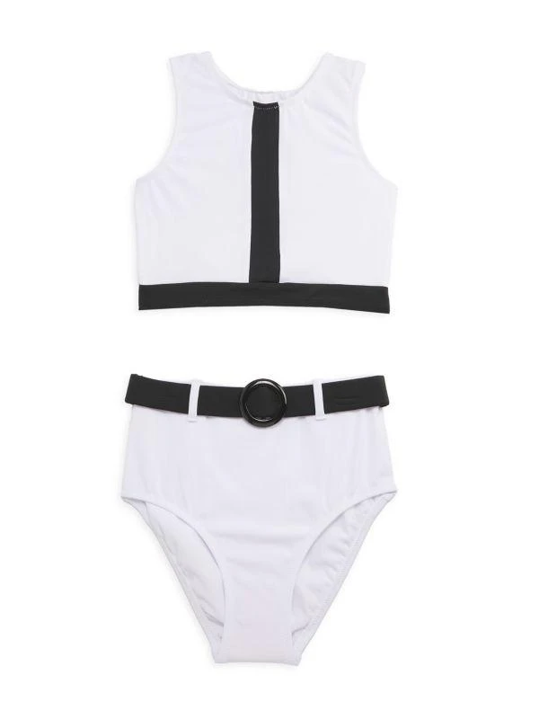 商品Nessi Byrd|Little Girl's & Girl's Posy Stretch Fabric Bikini,价格¥394,第1张图片