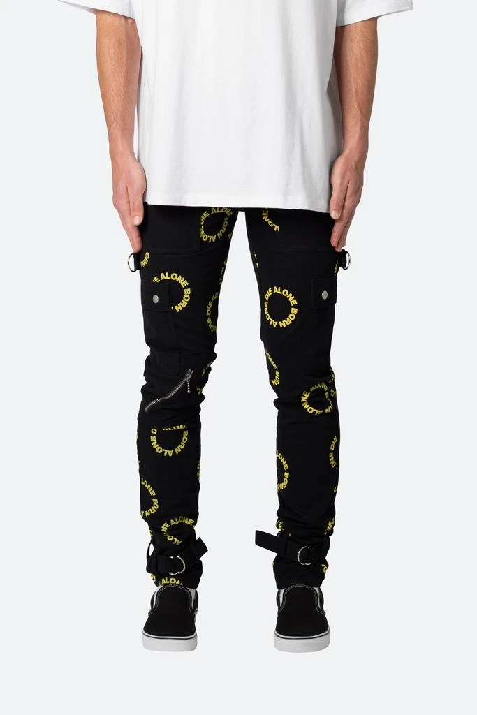 商品MNML|M564 Punk Cargo Pants - Black/Yellow,价格¥243,第1张图片