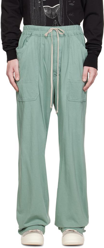 商品Rick Owens|Blue Drawstring Lounge Pants,价格¥4282,第1张图片