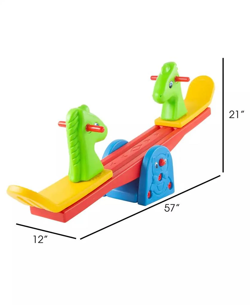 商品Trademark Global|Hey Play Seesaw - Teeter Totter Backyard or Playroom Equipment,价格¥1347,第2张图片详细描述