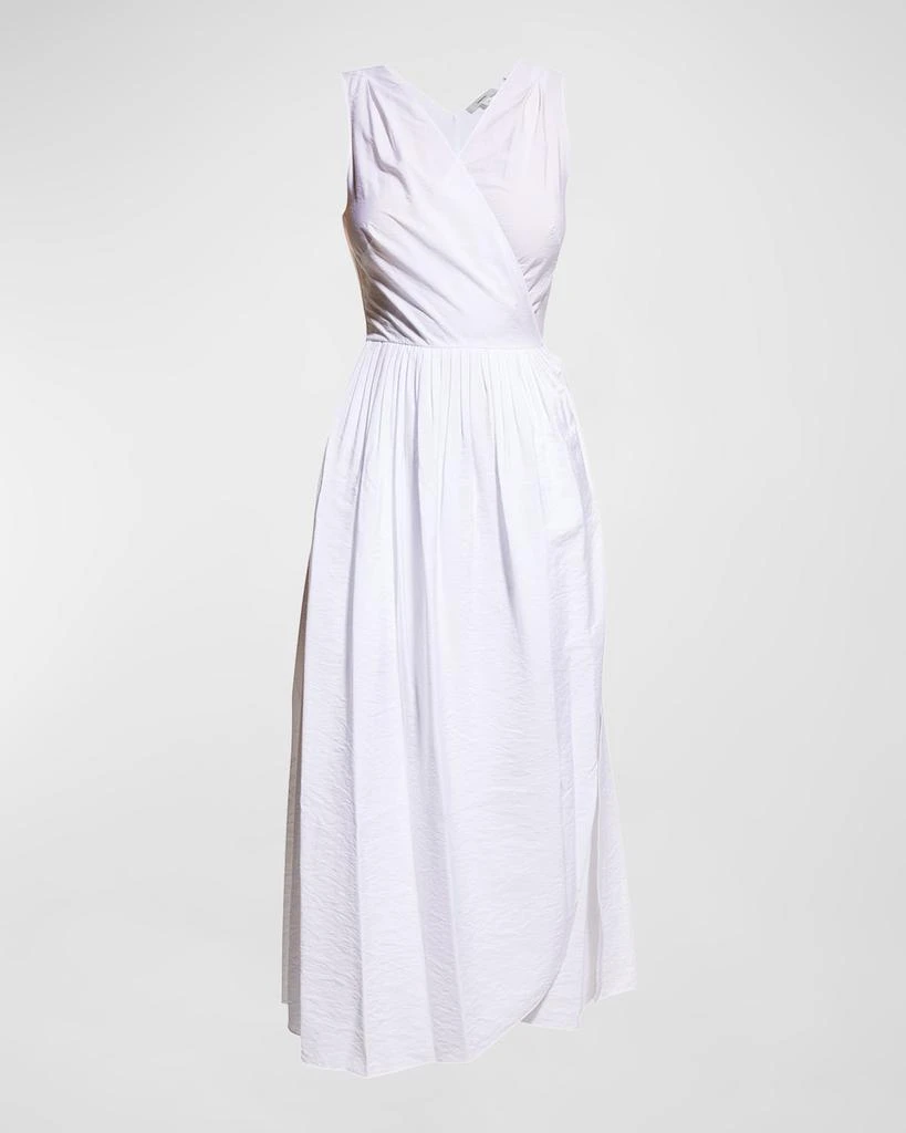 商品Vince|Sleeveless V-Neck Midi Wrap Dress,价格¥1140,第2张图片详细描述