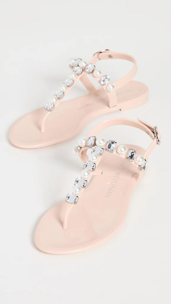 商品Stuart Weitzman|Stuart Weitzman Goldie 水晶果冻凉鞋,价格¥426,第5张图片详细描述
