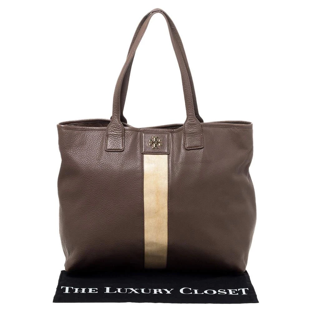 Tory Burch Brown/Beige Leather Shopper Tote 商品