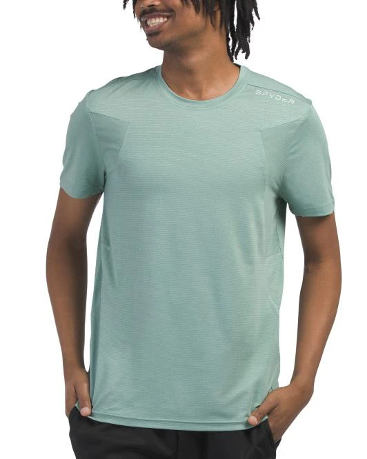 商品Spyder|Athletic Jacquard Tee,价格¥64,第1张图片详细描述