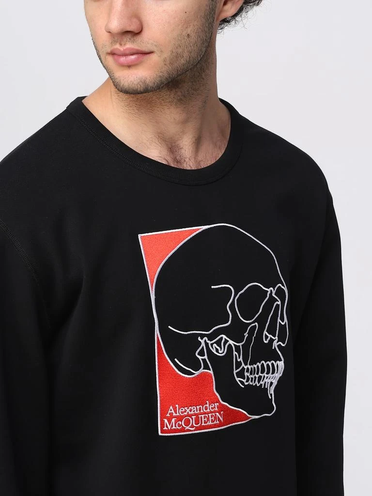 商品Alexander McQueen|Alexander McQueen cotton sweatshirt with Skull print,价格¥2735,第5张图片详细描述