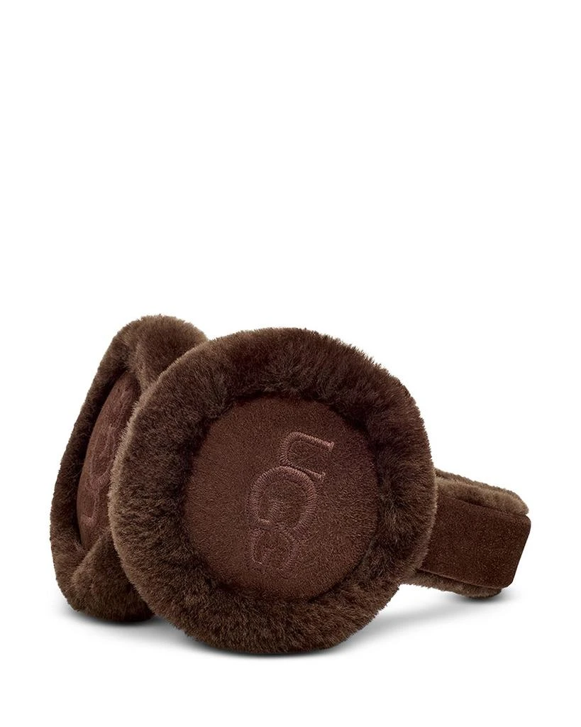 商品UGG|Embroidered Logo Shearling Earmuffs,价格¥610,第2张图片详细描述