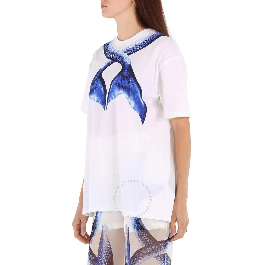 商品Burberry|Ladies Carrick Short Sleeve Mermaid Tail-Print Oversized T-Shirt,价格¥1490,第2张图片详细描述