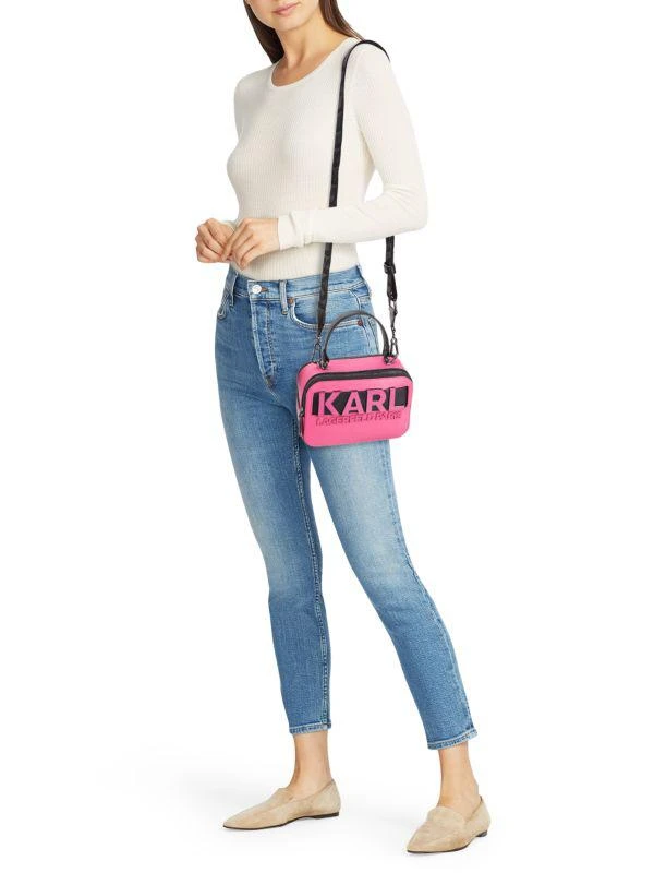 商品Karl Lagerfeld Paris|Simone Logo Camera Bag,价格¥591,第2张图片详细描述