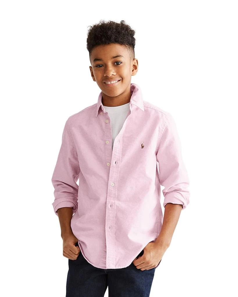 商品Ralph Lauren|Boy's Cotton Oxford Sport Shirt, Size S-XL,价格¥450,第3张图片详细描述