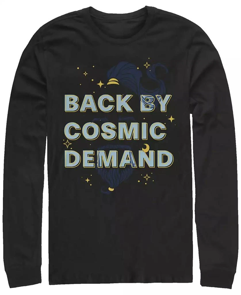 商品Disney|Disney Men's Aladdin Live Action Back by Cosmic Demand Genie Beard, Long Sleeve T-Shirt,价格¥225,第1张图片