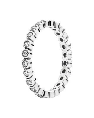 商品PANDORA|Ring - Sterling Silver & Cubic Zirconia Alluring Petite Briliant,价格¥364,第1张图片