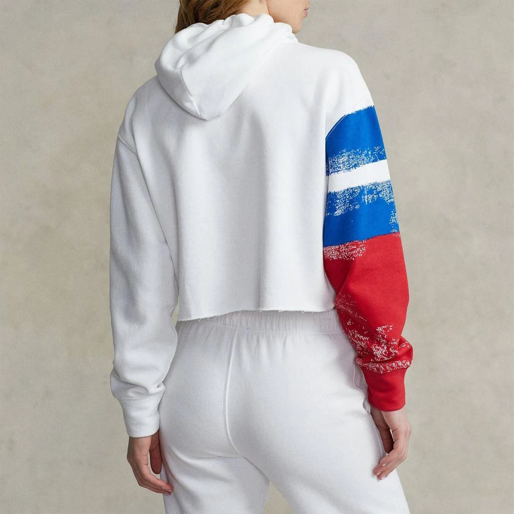 商品Ralph Lauren|Polo Ralph Lauren Cropped Printed Cotton-Blend Sweatshirt,价格¥745,第2张图片详细描述
