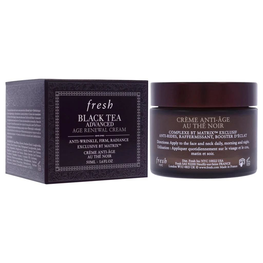 商品Fresh|Black Tea Advanced Age Renewal Cream by Fresh for Women - 1.7 oz Cream,价格¥737,第3张图片详细描述