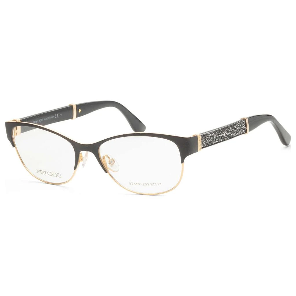 商品Jimmy Choo|Jimmy Choo Women's Black Rectangular Opticals,价格¥596,第1张图片
