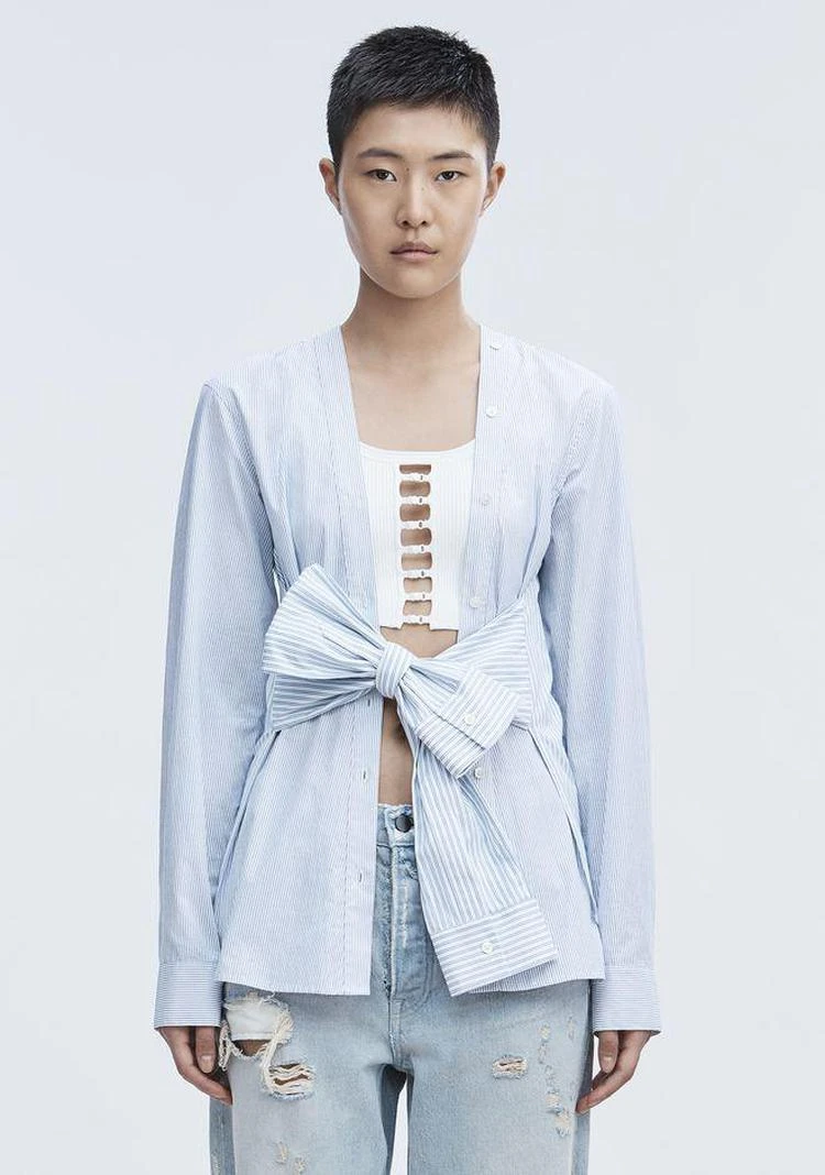 商品Alexander Wang|TIE FRONT SHIRT,价格¥1130,第3张图片详细描述