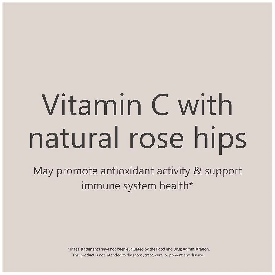 Walgreens Vitamin C 1000 mg with Natural Rose Hips Tablets 6